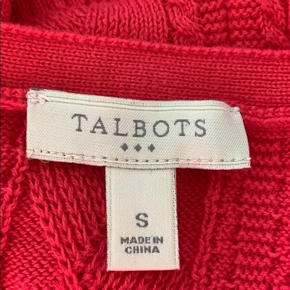 TALBOTS Beautiful Coral lightweight sweater - Picture 5 of 5